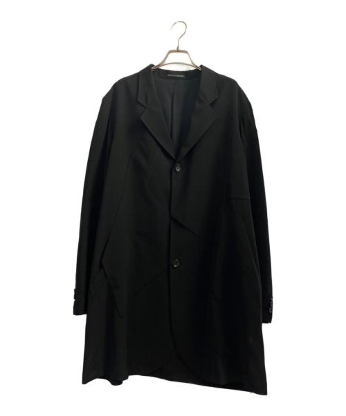 Yohji Yamamoto pour homme（ヨウジヤマモト プールオム）Yohji Yamamoto pour homme (ヨウジヤマモト プールオム) ロングジャケット ブラック サイズ:2の古着・服飾アイテム