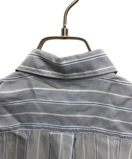 COMME des GARCONS SHIRT（コムデギャルソンシャツ）COMME des GARCONS SHIRT (コムデギャルソンシャツ) キュプラストライプシャツ ブルー サイズ:Sの古着・服飾アイテム