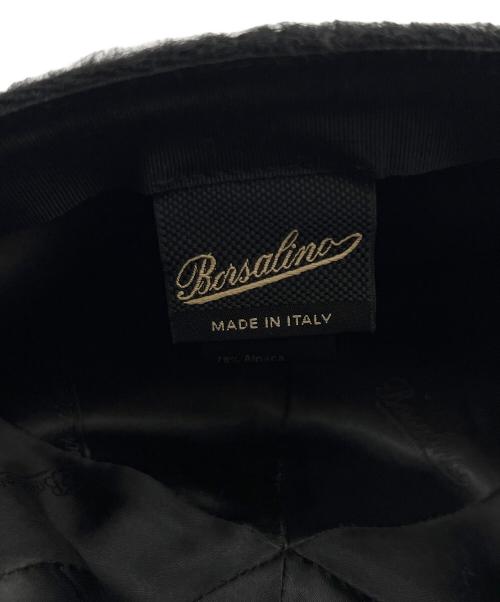 BORSALINO（ボルサリーノ）BORSALINO (ボルサリーノ) アルパカウールビーバー6パネルベースボールキャップ ブラックの古着・服飾アイテム