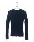 JIL SANDER (ジルサンダー) Vネック太畝リブニット ブラック サイズ:34：8000円