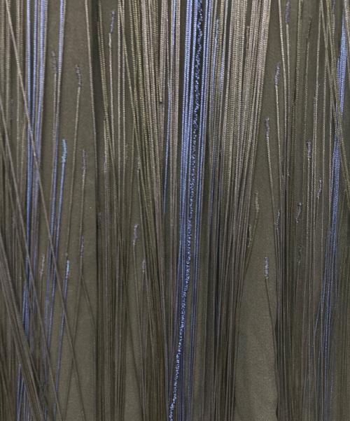 JIL SANDER（ジルサンダー）JIL SANDER (ジルサンダー) フリンジロングジレ ブラック サイズ:34の古着・服飾アイテム