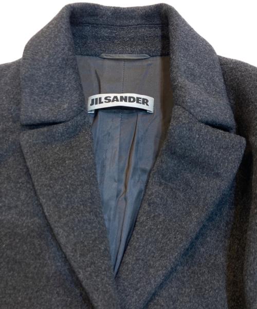 JIL SANDER（ジルサンダー）JIL SANDER (ジルサンダー) チェスターコート チャコールグレー サイズ:36の古着・服飾アイテム