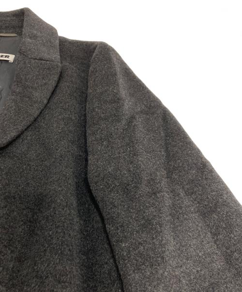 JIL SANDER（ジルサンダー）JIL SANDER (ジルサンダー) チェスターコート チャコールグレー サイズ:36の古着・服飾アイテム