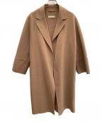 'S Max Maraエスマックスマーラ）の古着「ヴァージンウール ベルトコート」｜ベージュ