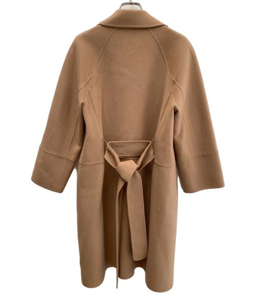'S Max Mara（エスマックスマーラ）'S Max Mara (エスマックスマーラ) ヴァージンウール ベルトコート ベージュ サイズ:40の古着・服飾アイテム