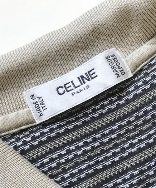 CELINE（セリーヌ）CELINE (セリーヌ) ポロシャツ ブラック サイズ:Lの古着・服飾アイテム