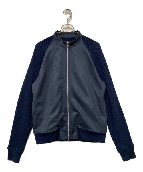 EURO KENVY（ユーロケンヴィー）EURO KENVY (ユーロケンヴィー) 切替ブルゾン ネイビー サイズ:Mの古着・服飾アイテム