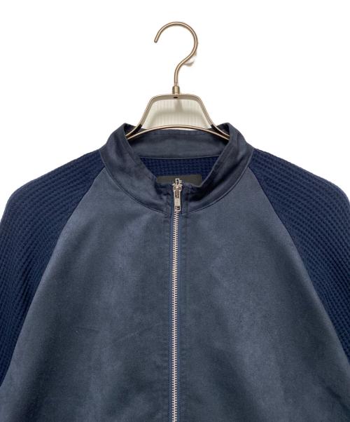 EURO KENVY（ユーロケンヴィー）EURO KENVY (ユーロケンヴィー) 切替ブルゾン ネイビー サイズ:Mの古着・服飾アイテム