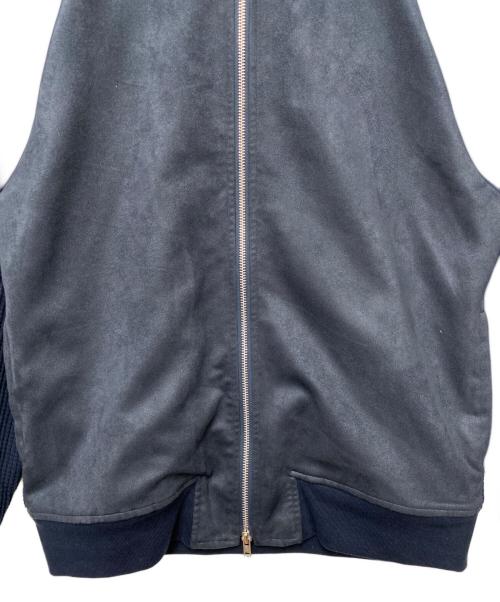 EURO KENVY（ユーロケンヴィー）EURO KENVY (ユーロケンヴィー) 切替ブルゾン ネイビー サイズ:Mの古着・服飾アイテム