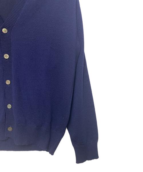 GENTLEMAN PROJECTS（ジェントルマン プロジェクト）GENTLEMAN PROJECTS (ジェントルマン プロジェクト) ワイドVネックカーディガン ネイビー サイズ:Mの古着・服飾アイテム