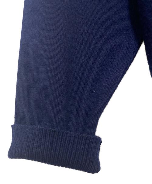GENTLEMAN PROJECTS（ジェントルマン プロジェクト）GENTLEMAN PROJECTS (ジェントルマン プロジェクト) ワイドVネックカーディガン ネイビー サイズ:Mの古着・服飾アイテム