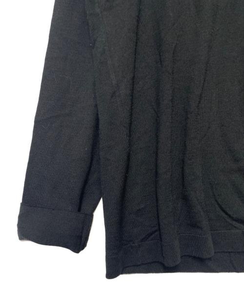 MONCLER（モンクレール）MONCLER (モンクレール) ワッペンロゴセーター ブラック サイズ:Mの古着・服飾アイテム