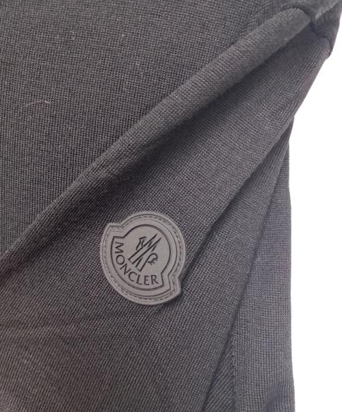 MONCLER（モンクレール）MONCLER (モンクレール) ワッペンロゴセーター ブラック サイズ:Mの古着・服飾アイテム