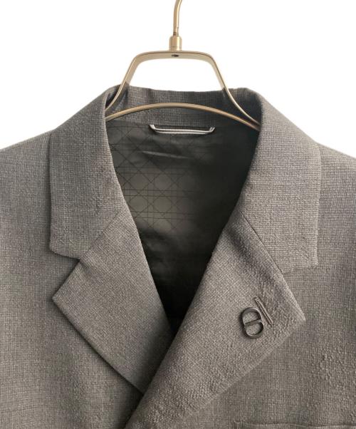 Dior（ディオール）Dior (ディオール) 20AW ウールブレンドジャケット グレー サイズ:46の古着・服飾アイテム