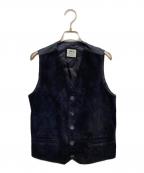 EMMETI×BEAMSエンメティ×ビームス）の古着「別注 MICHELE スエードシングルジレ」｜ネイビー