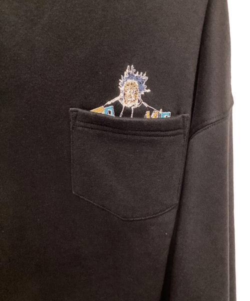 TIGHTBOOTH PRODUCTION（タイトブースプロダクション）TIGHTBOOTH PRODUCTION (タイトブースプロダクション) 刺繍スウェット ブラック サイズ:Mの古着・服飾アイテム