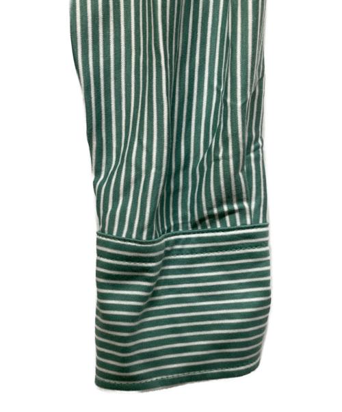 POLO RALPH LAUREN（ポロ・ラルフローレン）POLO RALPH LAUREN (ポロ・ラルフローレン) ストライプシャツ グリーン サイズ:Sの古着・服飾アイテム