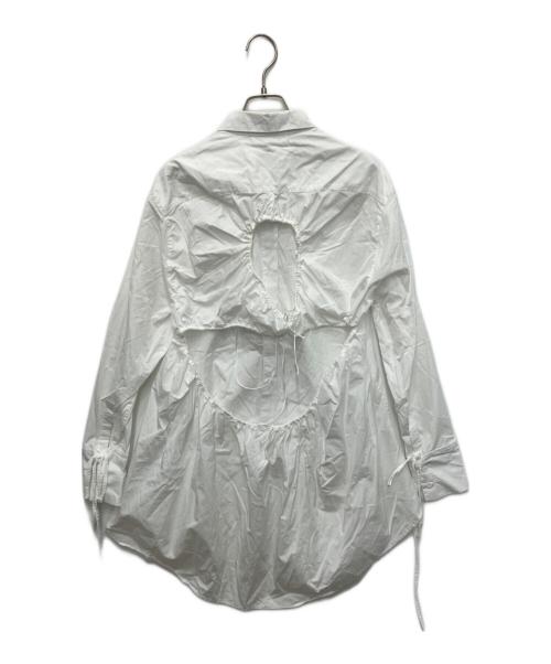 CECILIE BAHNSEN（セシリーバンセン）CECILIE BAHNSEN (セシリーバンセン) バックオープンシャツ ホワイト サイズ:UK6の古着・服飾アイテム