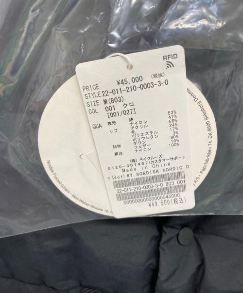 Y(dot)BY NORDISK（ワイドット バイ ノルディスク）Y(dot)BY NORDISK (ワイドット バイ ノルディスク) Spick and Span (スピックアンドスパン) 別注ノルディックダウンベスト ブラック サイズ:M 未使用品の古着・服飾アイテム