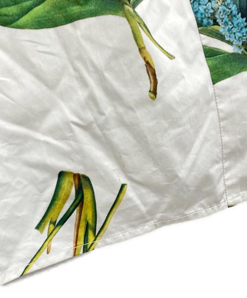 CADUNE（カデュネ）CADUNE (カデュネ) グリーンコットンスカート ホワイト サイズ:34の古着・服飾アイテム