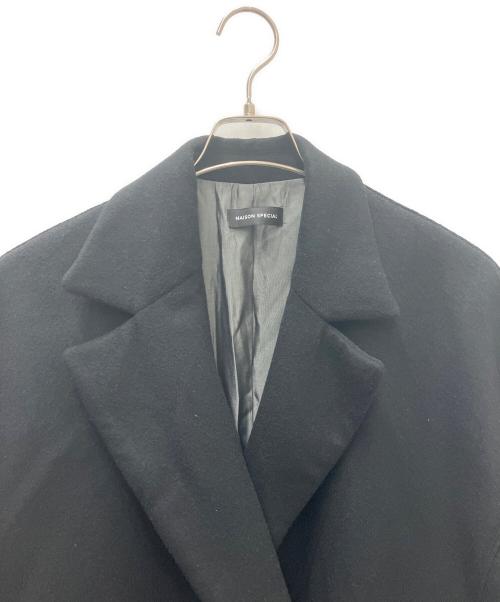 MAISON SPECIAL（メゾンスペシャル）MAISON SPECIAL (メゾンスペシャル) Cashmere Beaver Chester Coat ブラック サイズ:38の古着・服飾アイテム