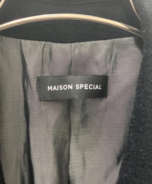 MAISON SPECIAL（メゾンスペシャル）MAISON SPECIAL (メゾンスペシャル) Cashmere Beaver Chester Coat ブラック サイズ:38の古着・服飾アイテム