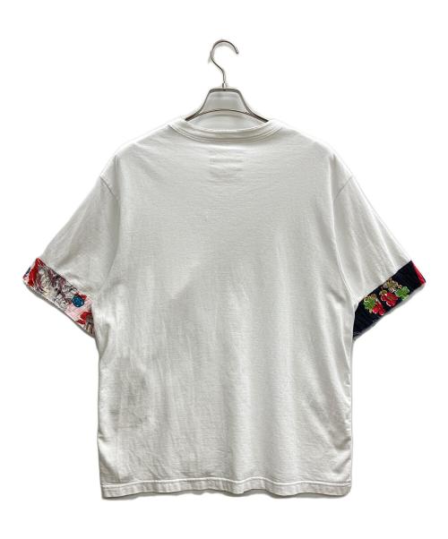 sacai（サカイ）sacai (サカイ) Archive Print Mix T-Shirt ホワイト サイズ:2の古着・服飾アイテム