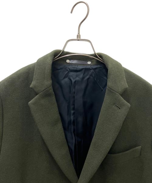 PS Paul Smith（ＰＳポールスミス）PS Paul Smith (ＰＳポールスミス) チェスターコート オリーブ サイズ:Lの古着・服飾アイテム