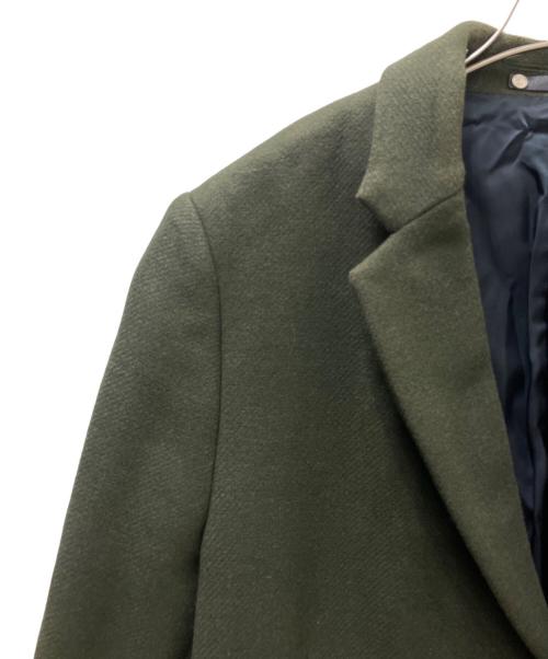 PS Paul Smith（ＰＳポールスミス）PS Paul Smith (ＰＳポールスミス) チェスターコート オリーブ サイズ:Lの古着・服飾アイテム