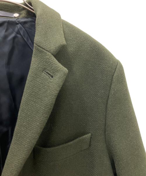 PS Paul Smith（ＰＳポールスミス）PS Paul Smith (ＰＳポールスミス) チェスターコート オリーブ サイズ:Lの古着・服飾アイテム