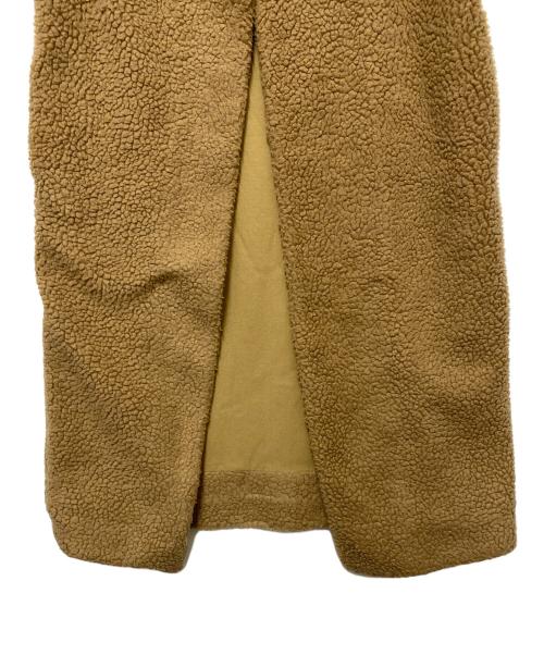 UNLIENS（アンリアン）unliens (アンリアン) boa long vest ブラウン サイズ:Freeの古着・服飾アイテム