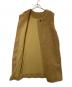 中古・古着 unliens (アンリアン) boa long vest ブラウン サイズ:Free：8000円