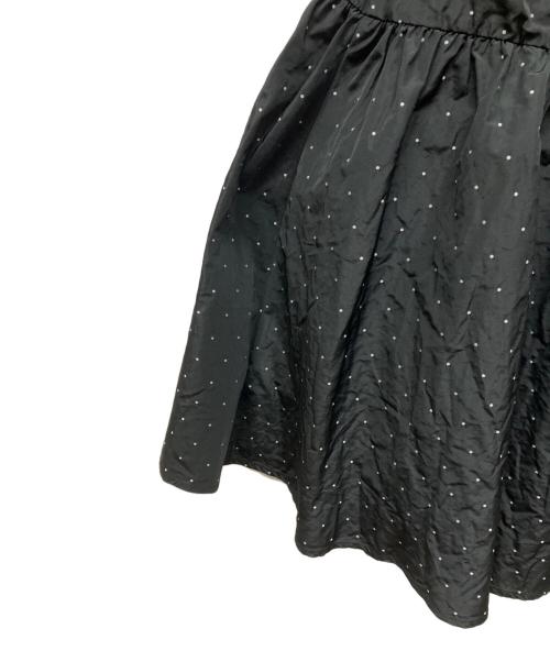 hitomi（ヒトミ）hitomi (ヒトミ) memory dot jacquard skirt ブラック サイズ:XSの古着・服飾アイテム