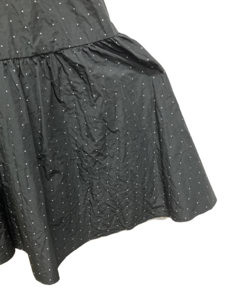 hitomi（ヒトミ）hitomi (ヒトミ) memory dot jacquard skirt ブラック サイズ:XSの古着・服飾アイテム