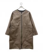 MOTOMACHI Zelalモトマチゼラール）の古着「リバーシブルレザーコート」｜ブラック×グレー