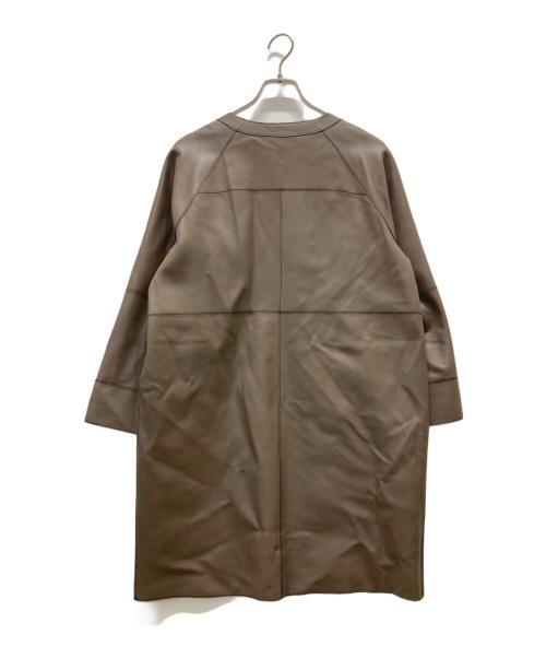 MOTOMACHI Zelal（モトマチゼラール）MOTOMACHI Zelal (モトマチゼラール) リバーシブルレザーコート ブラック×グレー サイズ:9ARの古着・服飾アイテム
