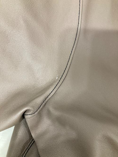 MOTOMACHI Zelal（モトマチゼラール）MOTOMACHI Zelal (モトマチゼラール) リバーシブルレザーコート ブラック×グレー サイズ:9ARの古着・服飾アイテム