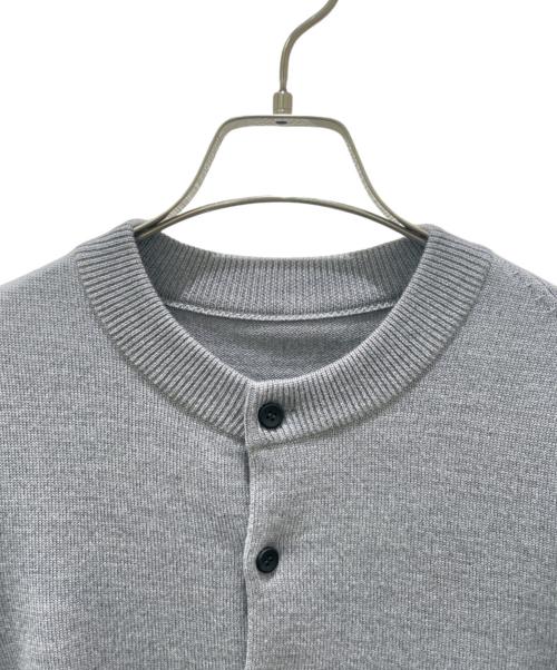 MUSE de Deuxieme Classe（ミューズ ドゥーズィエム クラス）MUSE de Deuxieme Classe (ミューズ ドゥーズィエム クラス) WISH クルーネックカーディガン グレー サイズ:Free 未使用品の古着・服飾アイテム