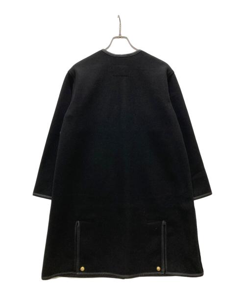 Traditional Weatherwear（トラディショナルウェザーウェア）Traditional Weatherwear (トラディショナルウェザーウェア) ARKLEY LONG A-LINE W-FACE JERSEY ブラック サイズ:32の古着・服飾アイテム