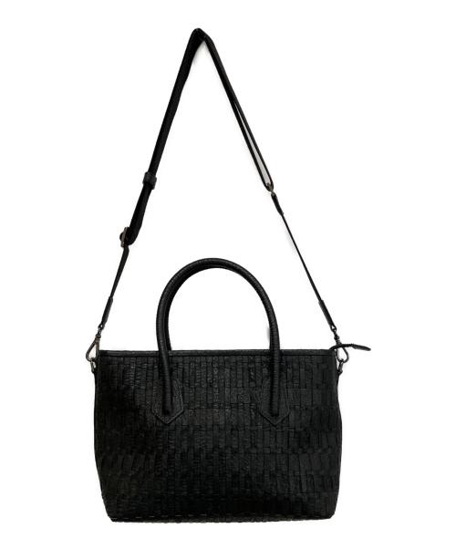 LEATHER JEWELS（レザージュエルズ）LEATHER JEWELS (レザージュエルズ) 2WAYバッグ ブラックの古着・服飾アイテム