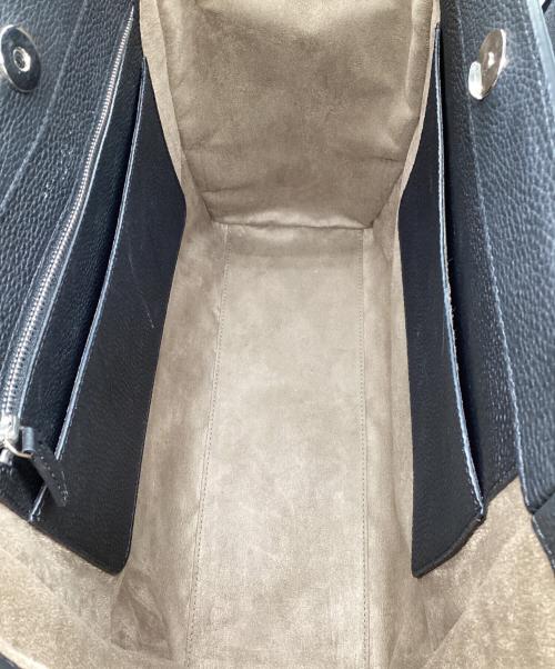 bonaventura（ボナベンチュラ）bonaventura (ボナベンチュラ) マヌエル トートバッグ シュリンクレザー ブラックの古着・服飾アイテム