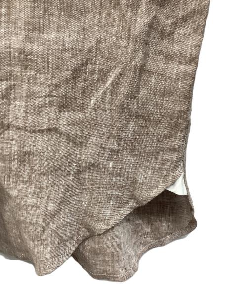 GUY ROVER（ギローバー）GUY ROVER (ギローバー) リネンシャツ ベージュ サイズ:Sの古着・服飾アイテム