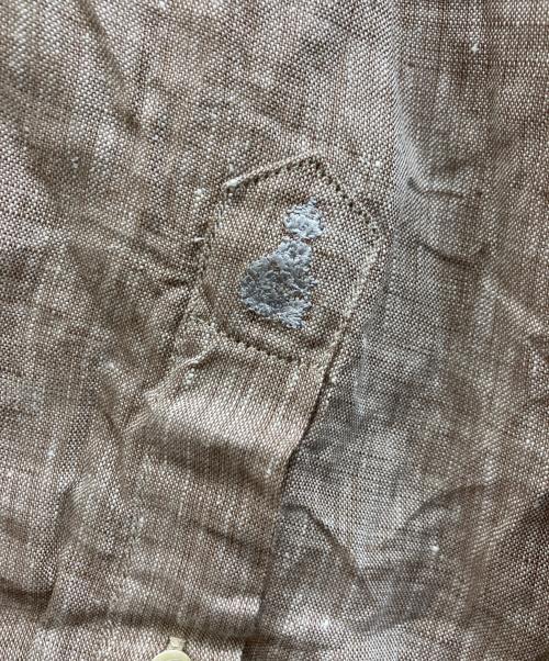 GUY ROVER（ギローバー）GUY ROVER (ギローバー) リネンシャツ ベージュ サイズ:Sの古着・服飾アイテム