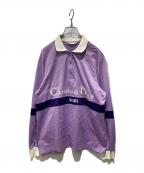 Christian Dior Sportsクリスチャン ディオールスポーツ）の古着「ラガーシャツ」｜パープル
