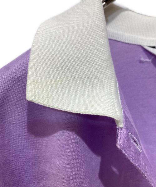 Christian Dior Sports（クリスチャン ディオールスポーツ）Christian Dior Sports (クリスチャン ディオールスポーツ) ラガーシャツ パープル サイズ:Ｌの古着・服飾アイテム