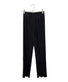 PLEATS PLEASE（プリーツプリーズ）の古着「プリーツパンツ」｜ブラック