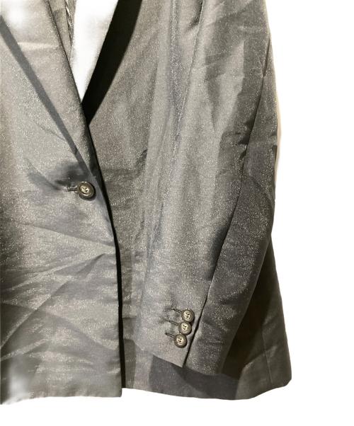 allureville（アルアバイル）allureville (アルアバイル) ライトオーガンジーシアージャケット ブラック サイズ:2の古着・服飾アイテム