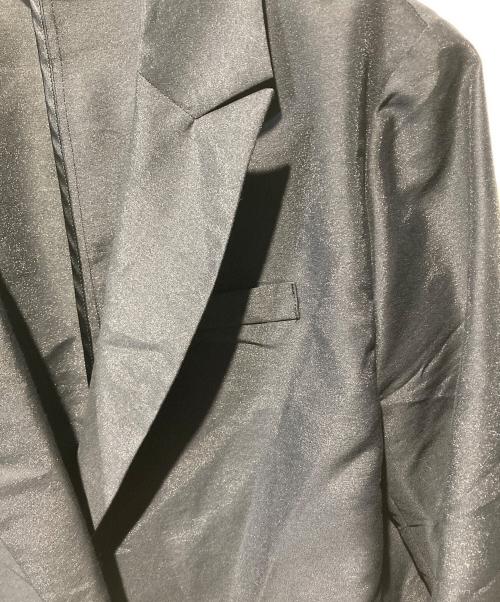 allureville（アルアバイル）allureville (アルアバイル) ライトオーガンジーシアージャケット ブラック サイズ:2の古着・服飾アイテム