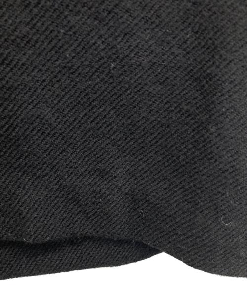 KAGURE（カグレ）KAGURE (カグレ) ウールサージワイドワンピース ブラック サイズ:SIZE　FREEの古着・服飾アイテム