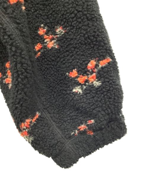 DAIRIKU（ダイリク）DAIRIKU (ダイリク) Flower Fleece Zipup Boulson ブラック サイズ:Mの古着・服飾アイテム